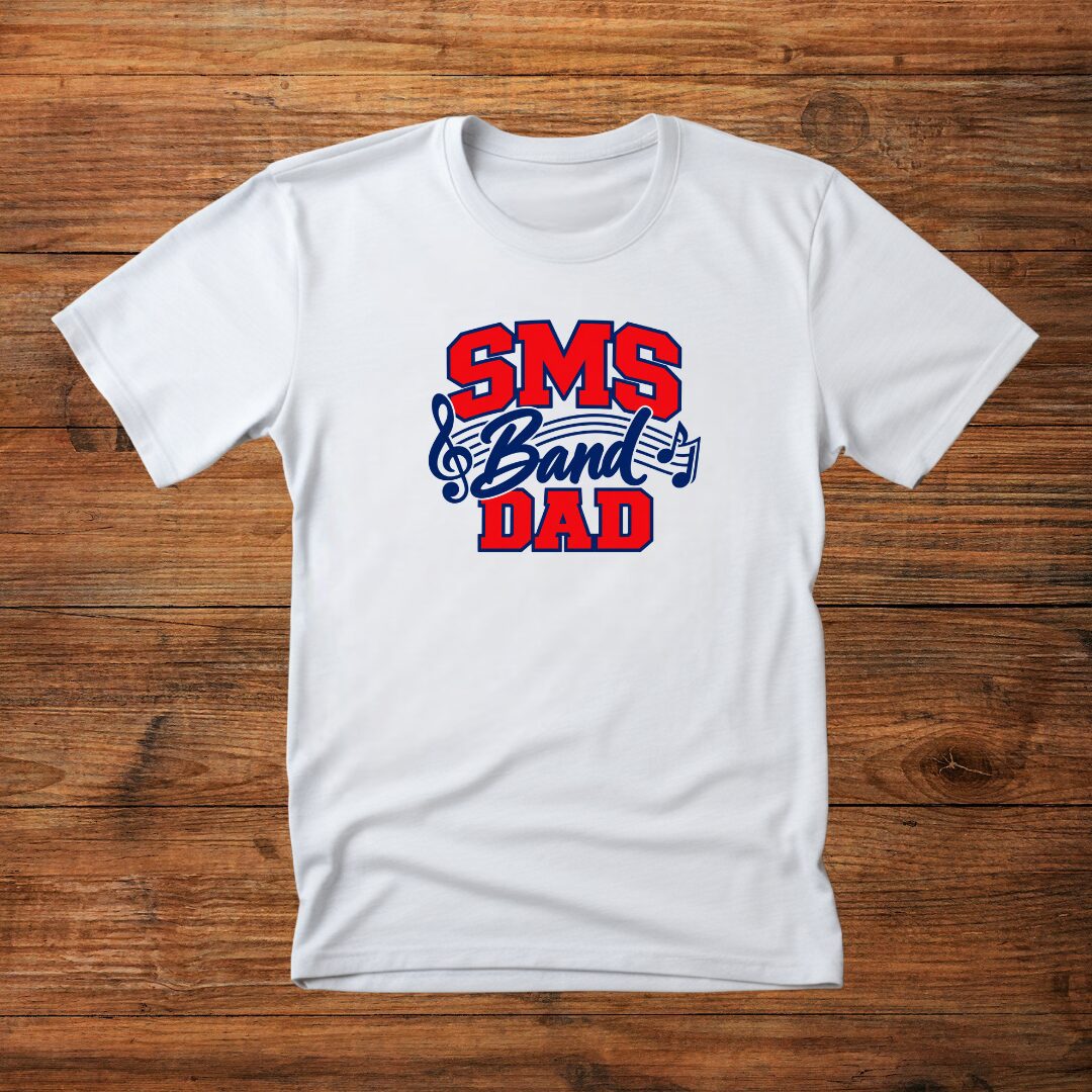 SMS Band Dad - Short Sleeve Tee - Image 2